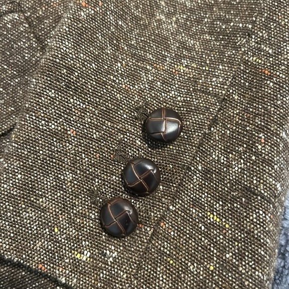 Perfect Condition Adorable Style & Co SzS Brown Tweed Blazer worn 1 time - Picture 5 of 10